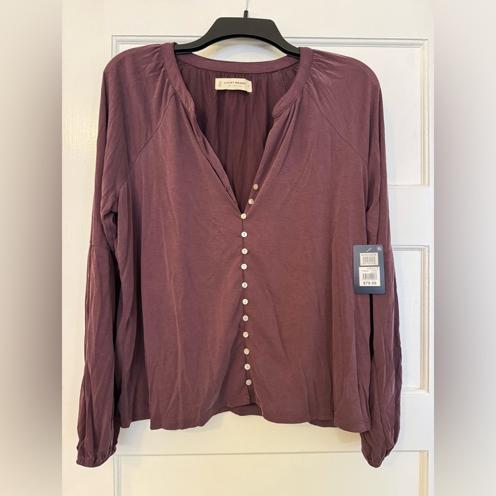 NWT Lucky 🍀 Brand Long Sleeve Top